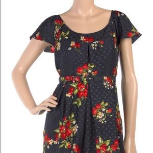 Juicy Couture Navy Silk Mini Dress